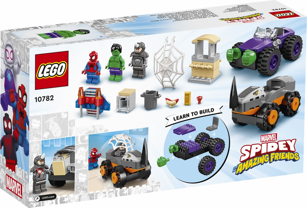 LEGO 10782 Marvel Spidey Hulk Vs. Rhino Truck Showdown