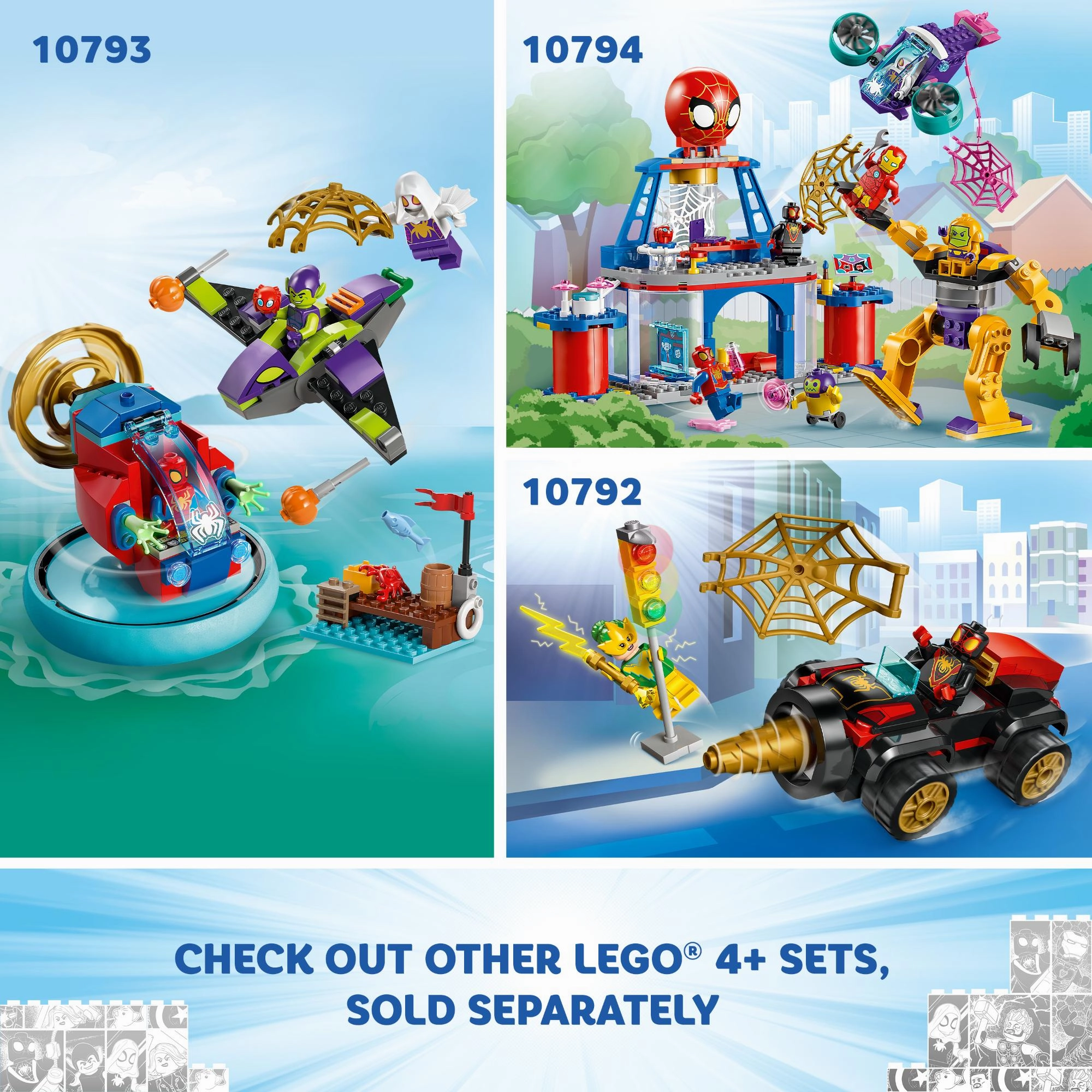 LEGO 10792 Marvel Spidey Drill Spinner Vehicle