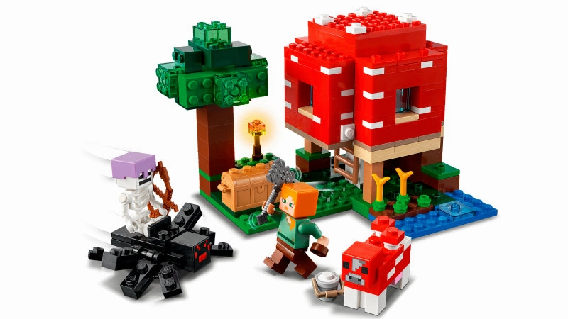 LEGO 21179 Minecraft The Mushroom House