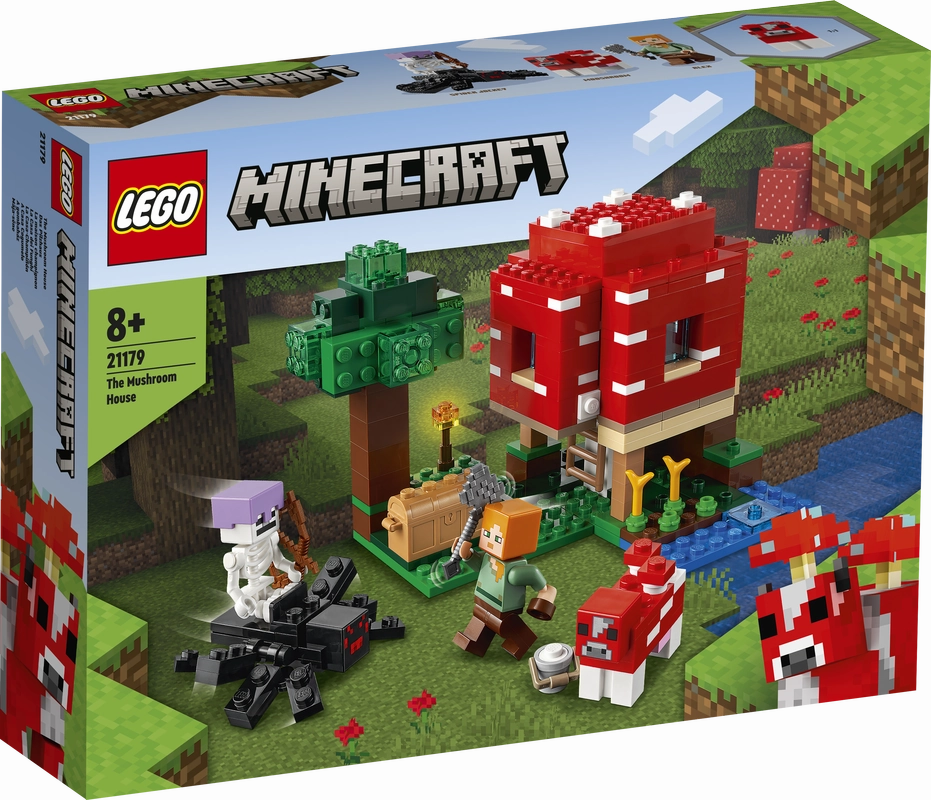 LEGO 21179 Minecraft The Mushroom House