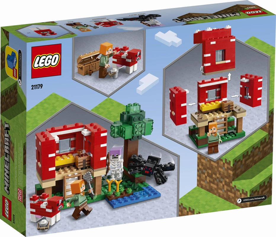 LEGO 21179 Minecraft The Mushroom House