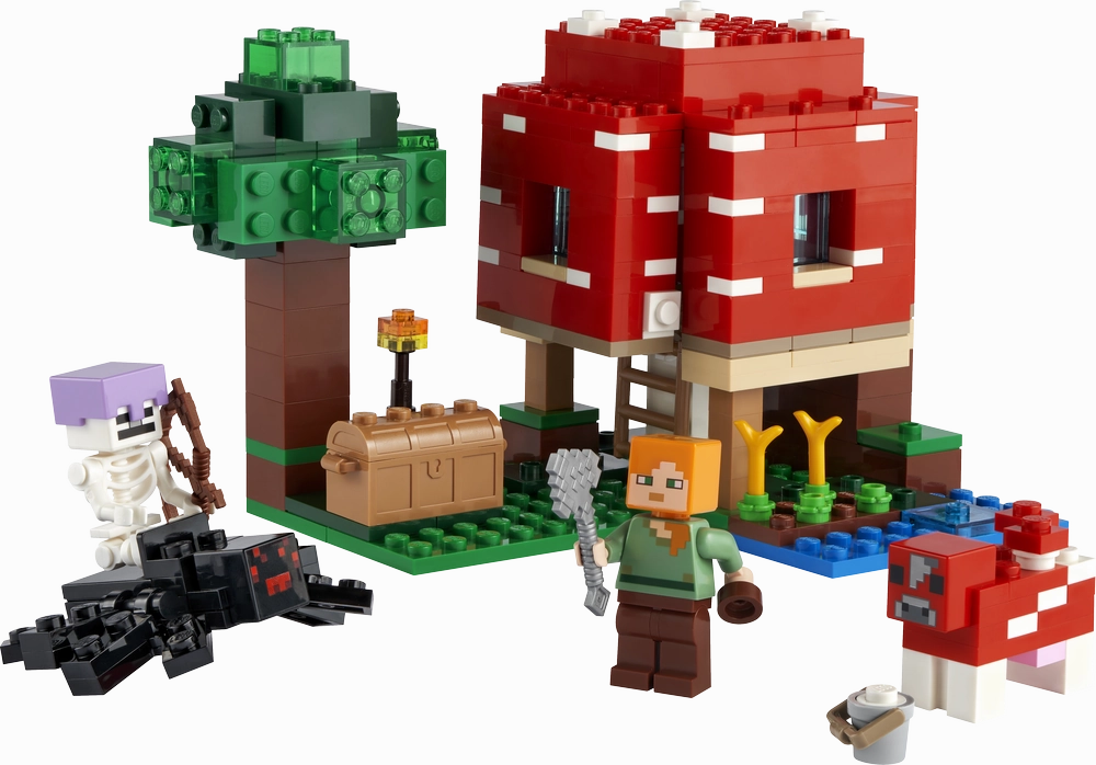 LEGO 21179 Minecraft The Mushroom House