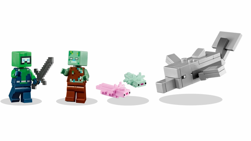 LEGO 21247 Minecraft The Axolotl House