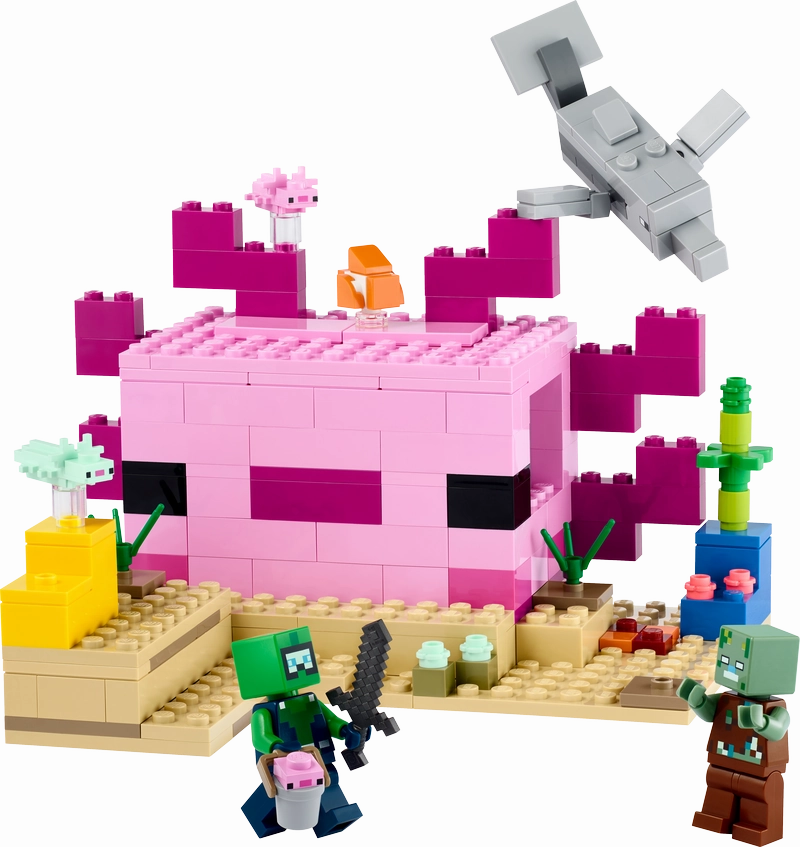 LEGO 21247 Minecraft The Axolotl House