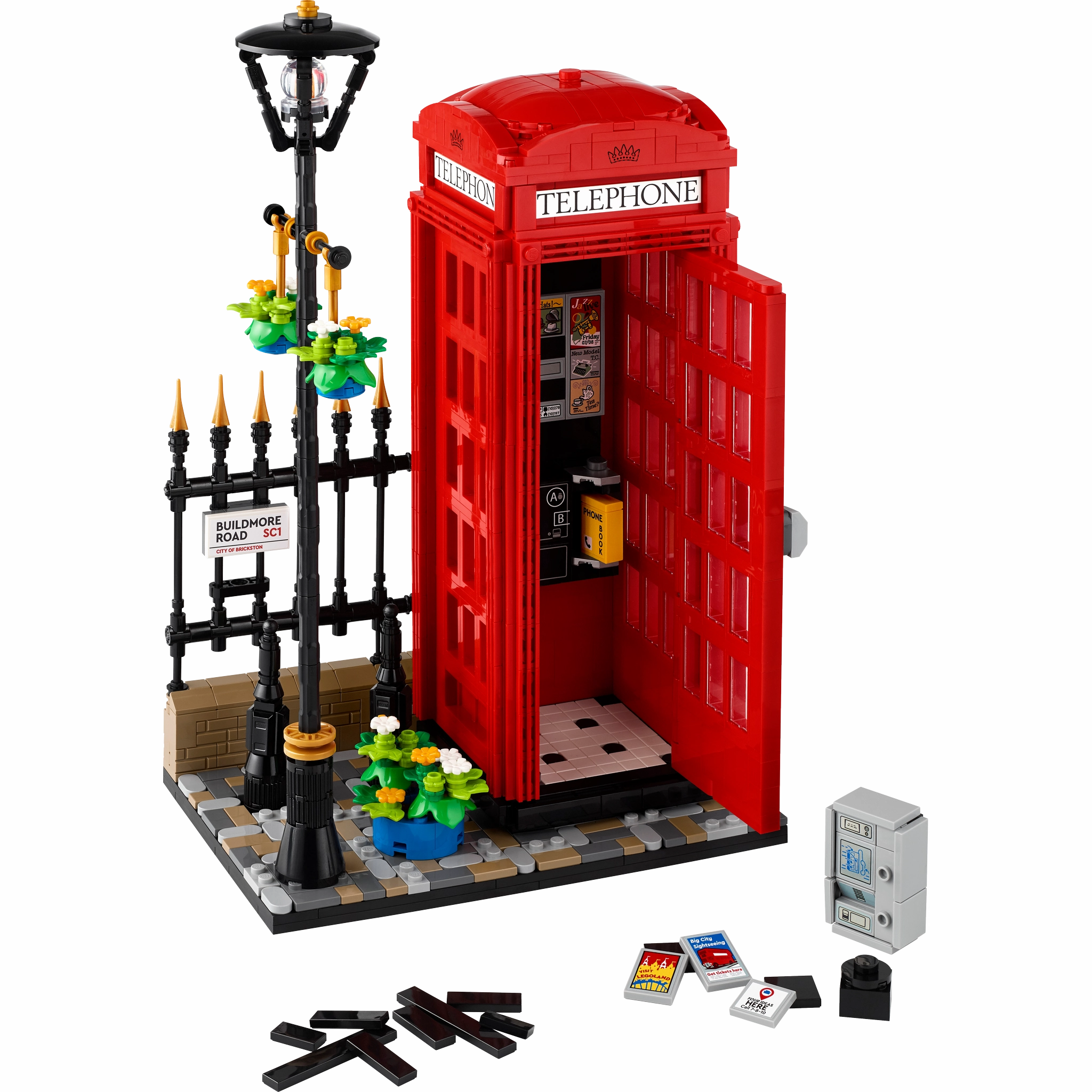 LEGO 21347 Ideas Red London Telephone Box