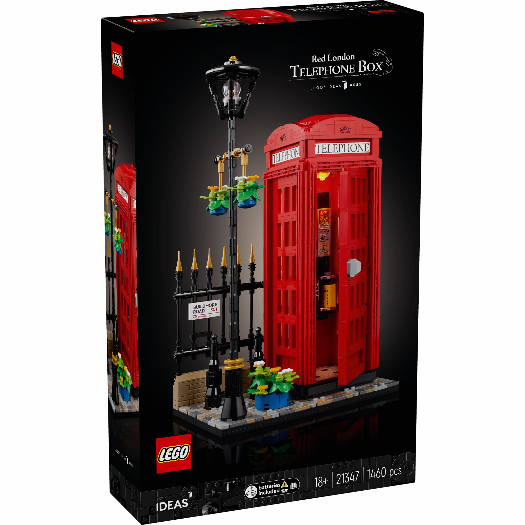 LEGO 21347 Ideas Red London Telephone Box
