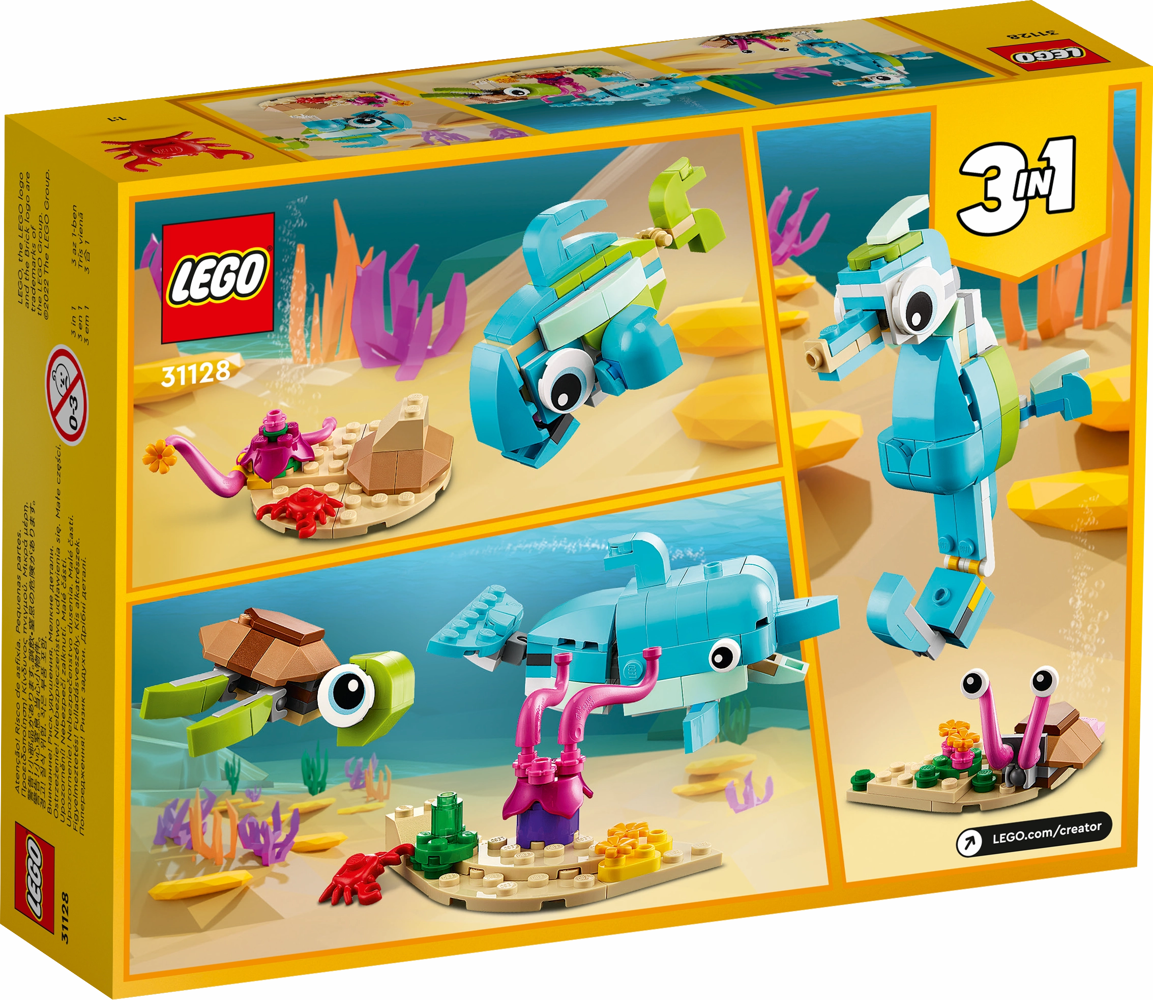 LEGO 31128 Creator Dolphin And Turtle