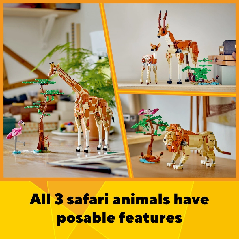 LEGO 31150 Creator Nature And Animals Wild Safari Animals