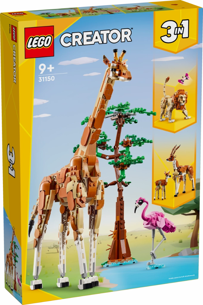 LEGO 31150 Creator Nature And Animals Wild Safari Animals