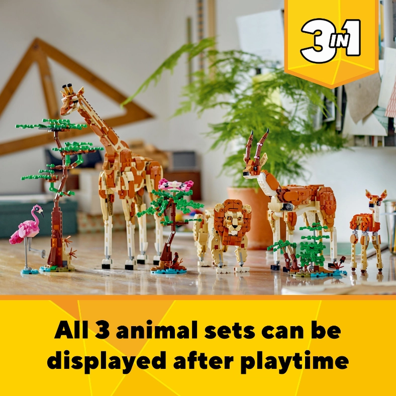 LEGO 31150 Creator Nature And Animals Wild Safari Animals