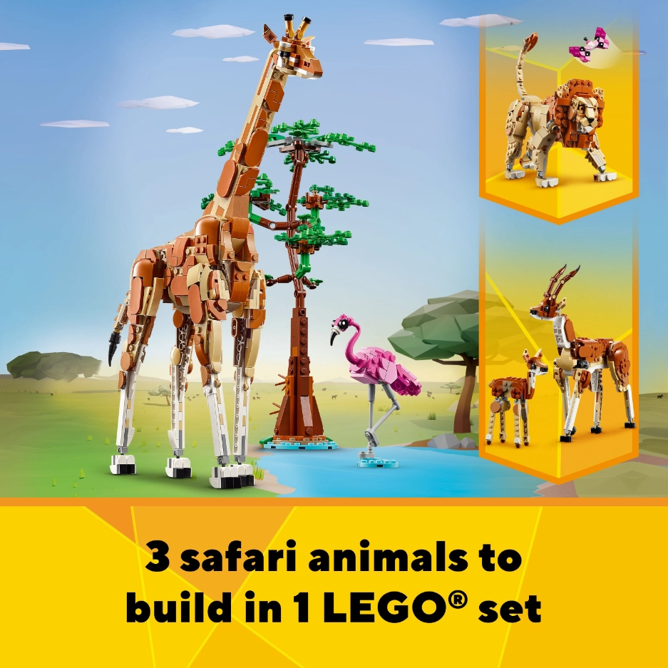 LEGO 31150 Creator Nature And Animals Wild Safari Animals