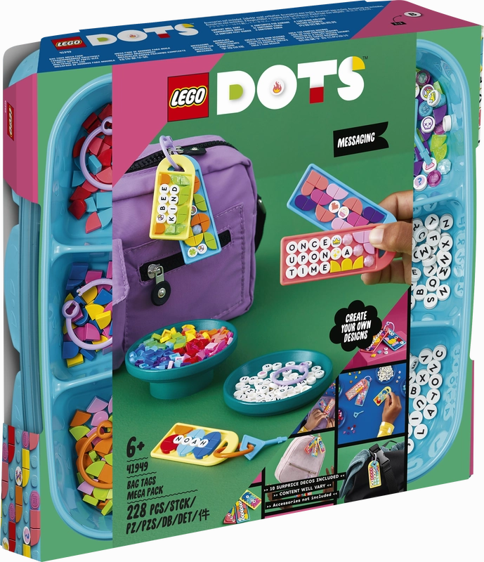LEGO 41949 Dots Bag Tags Mega Pack Messaging