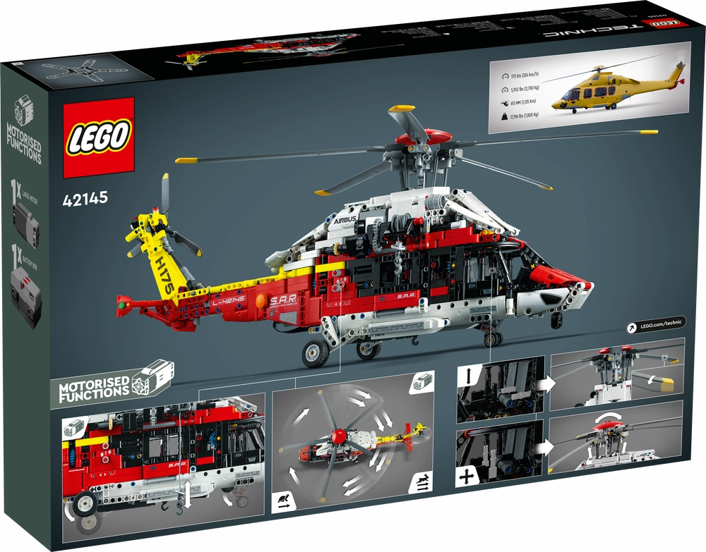 LEGO 42145 Technic Airbus H175 Rescue Helicopter