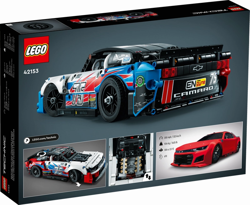 LEGO 42153 Technic Nascar Next Gen Chevrolet Camaro Zl1