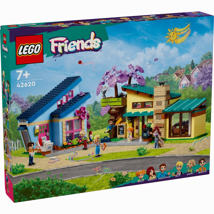 LEGO 42620 Friends Olly And Paisley's Family Houses