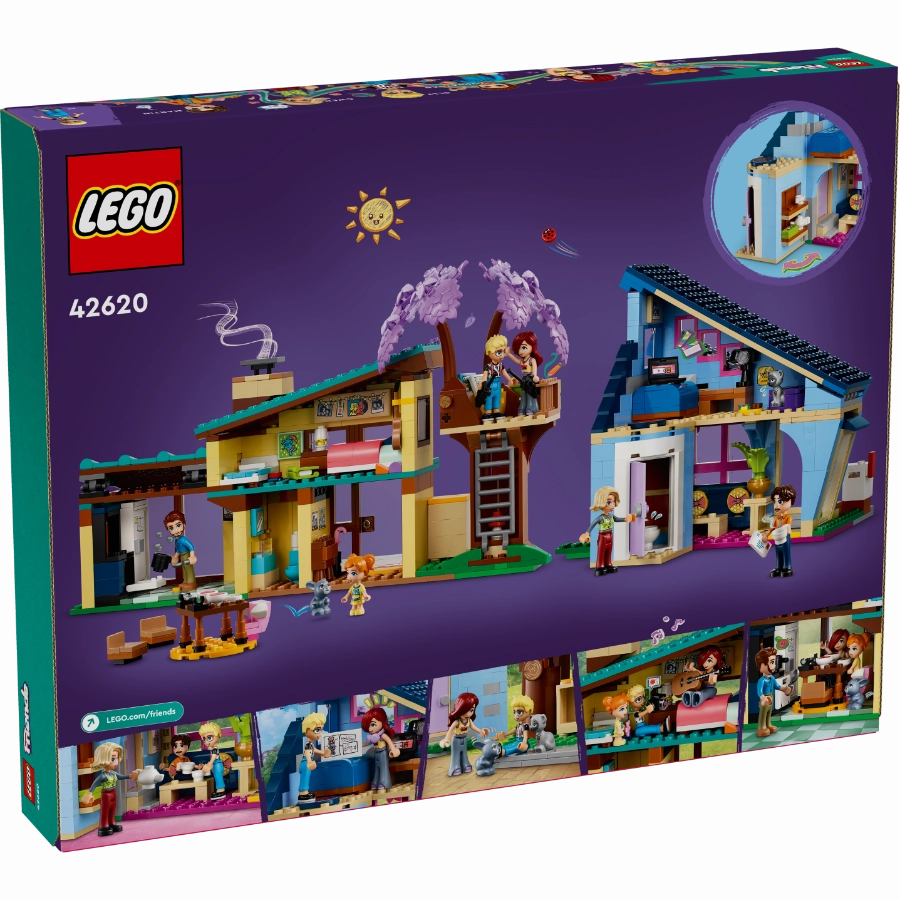 LEGO 42620 Friends Olly And Paisley's Family Houses