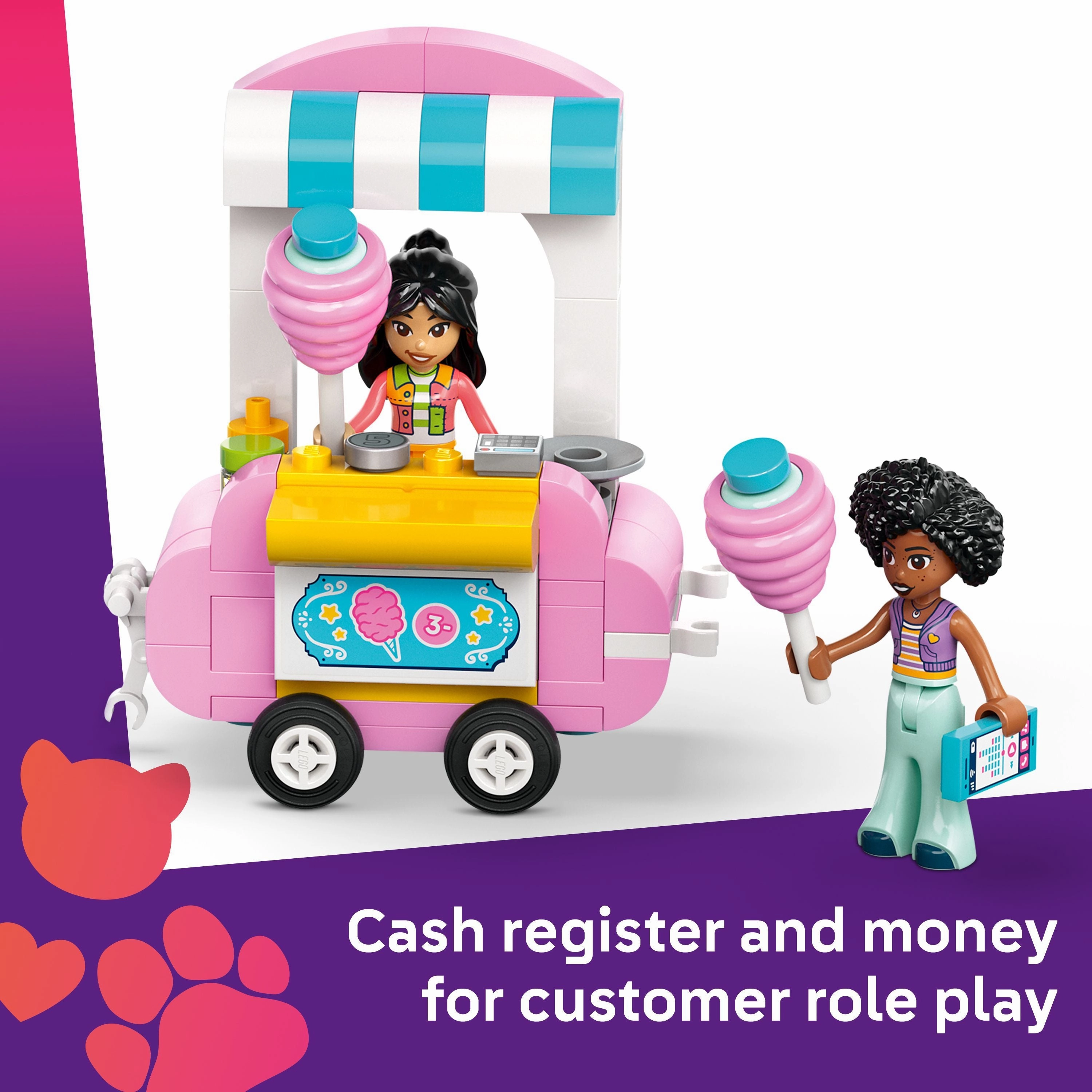 LEGO 42643 Friends Candyfloss Stand and Scooter