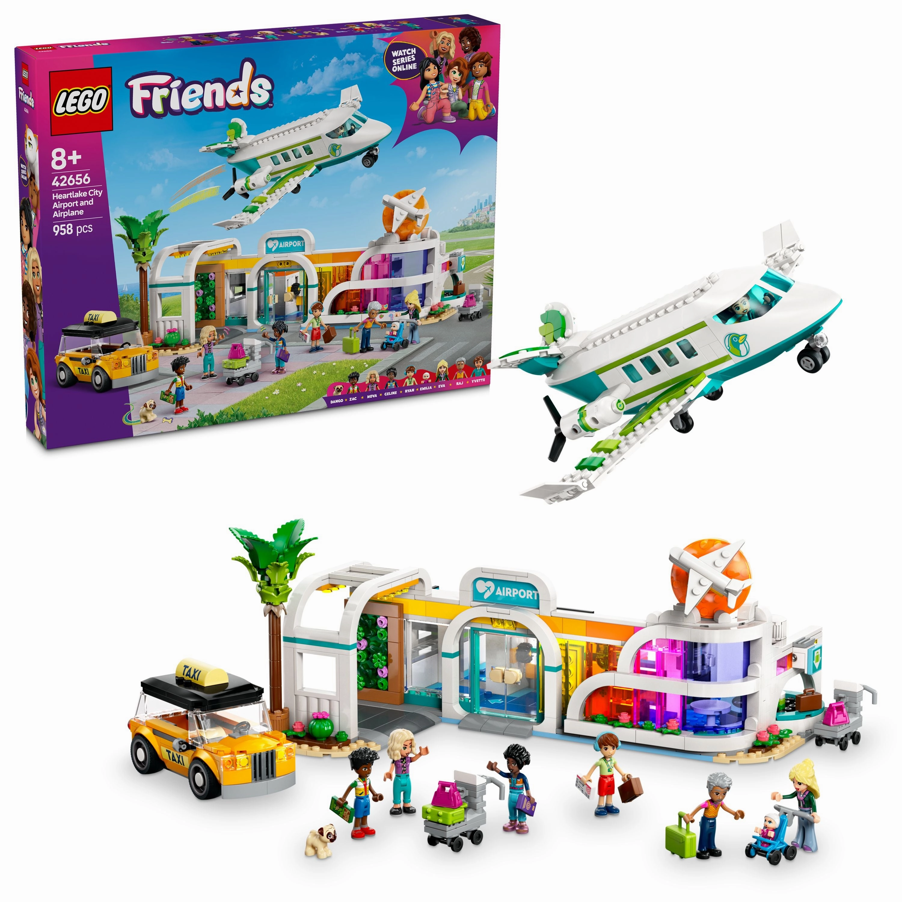 LEGO 42656 Friends Heartlake City Airport and Airplane