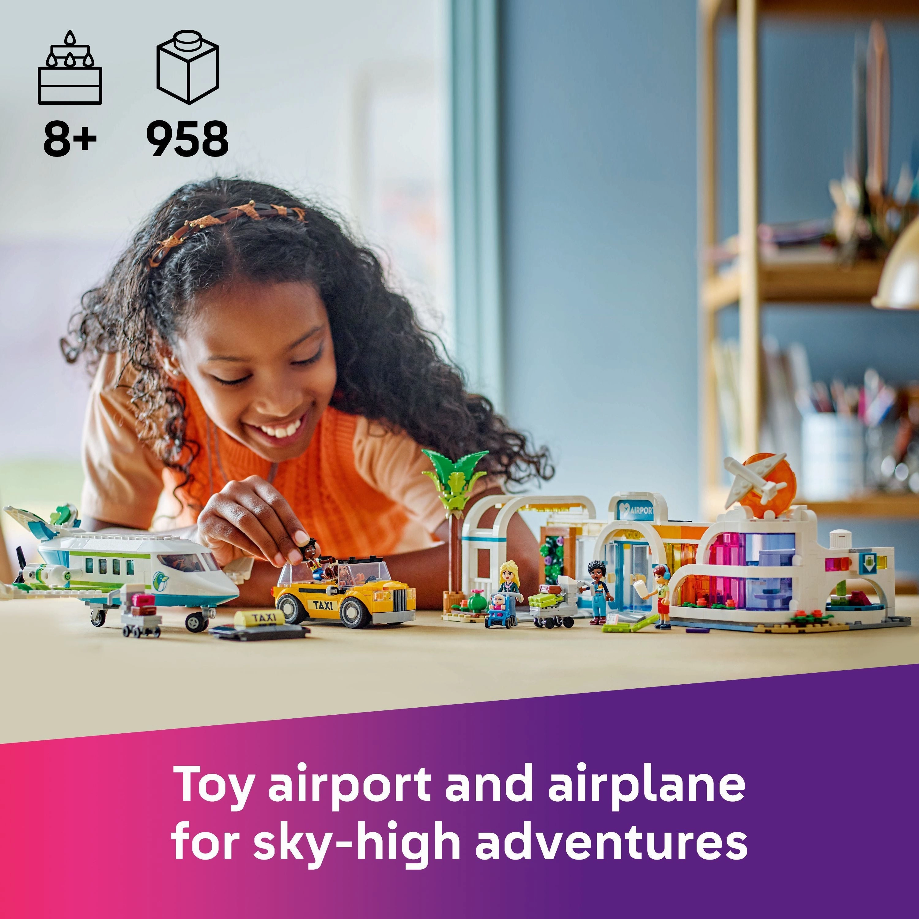 LEGO 42656 Friends Heartlake City Airport and Airplane