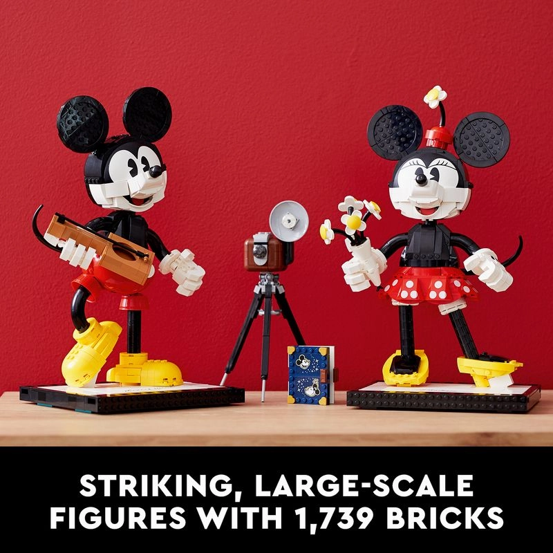 LEGO 43179 Disney Mickey Mouse & Minnie Mouse Buildable Characters