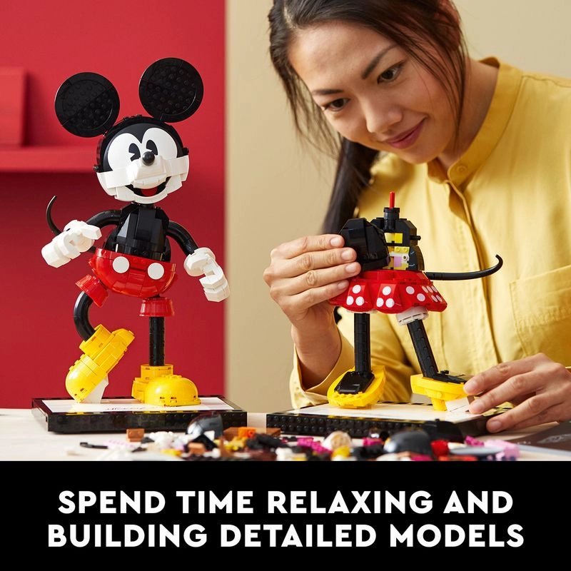 LEGO 43179 Disney Mickey Mouse & Minnie Mouse Buildable Characters
