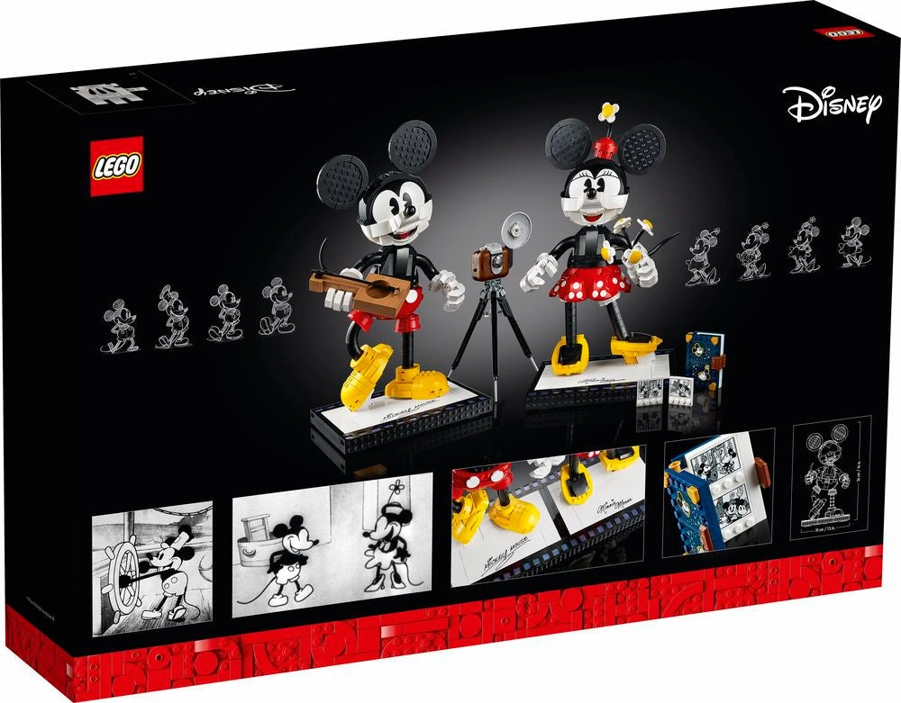 LEGO 43179 Disney Mickey Mouse & Minnie Mouse Buildable Characters
