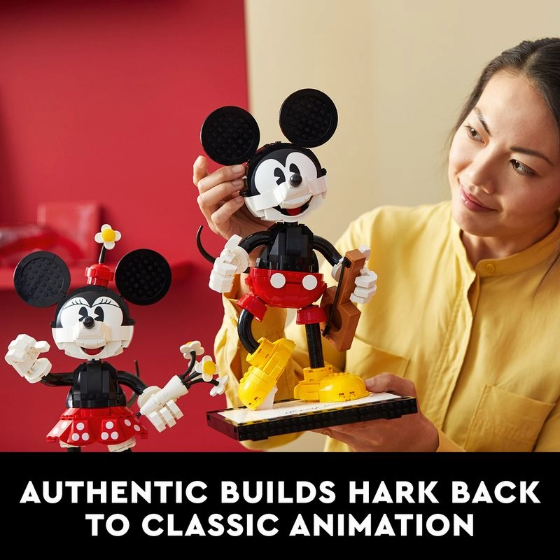LEGO 43179 Disney Mickey Mouse & Minnie Mouse Buildable Characters