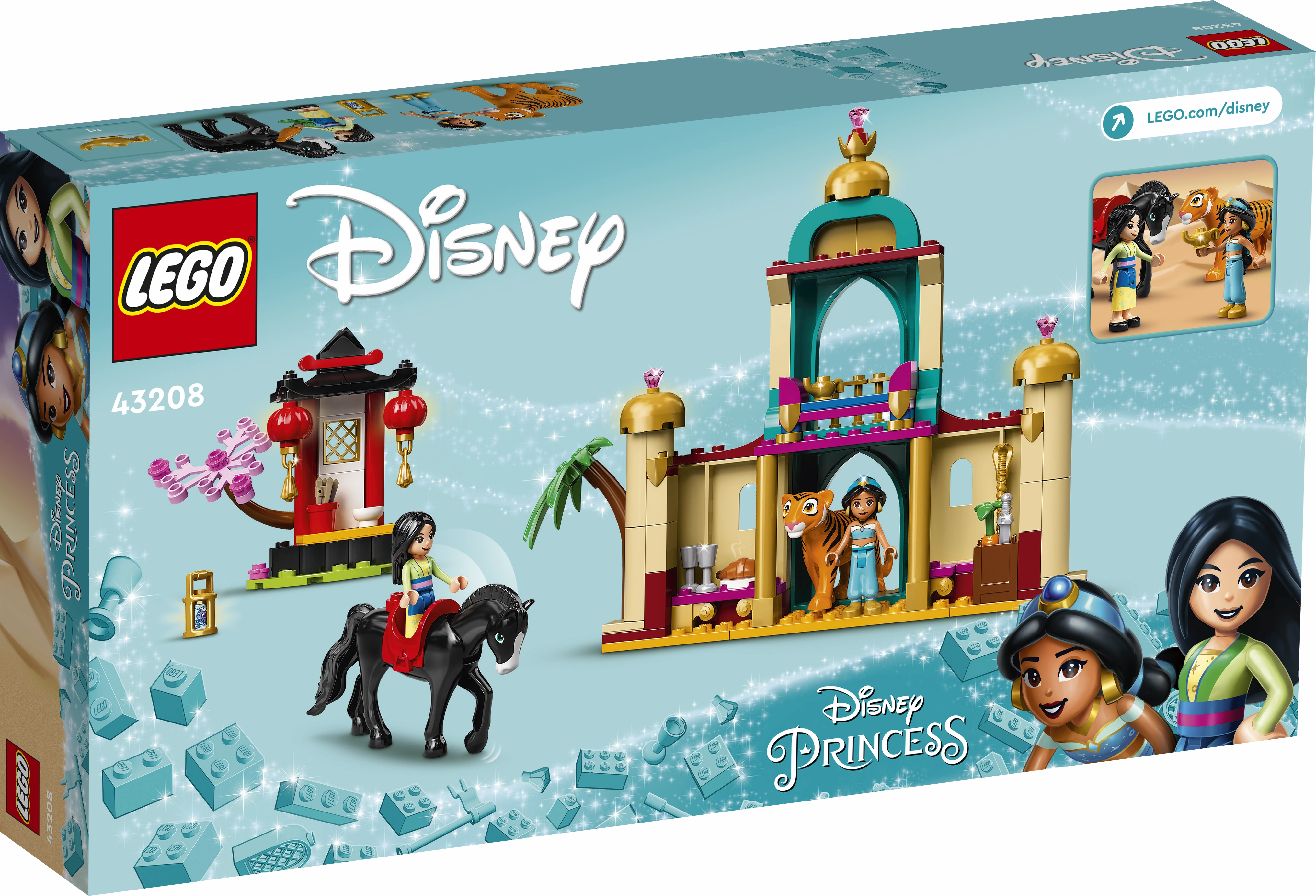 LEGO 43208 Disney Princess Jasmine And Mulan's Adventure