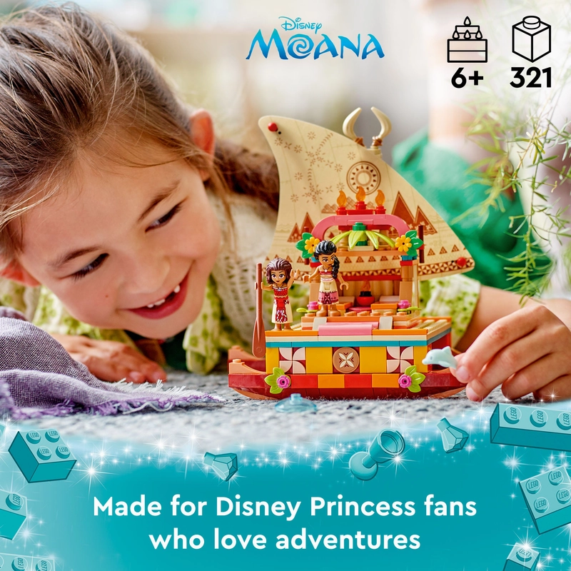 LEGO 43210 Disney Princess Moana's Wayfinding Boat