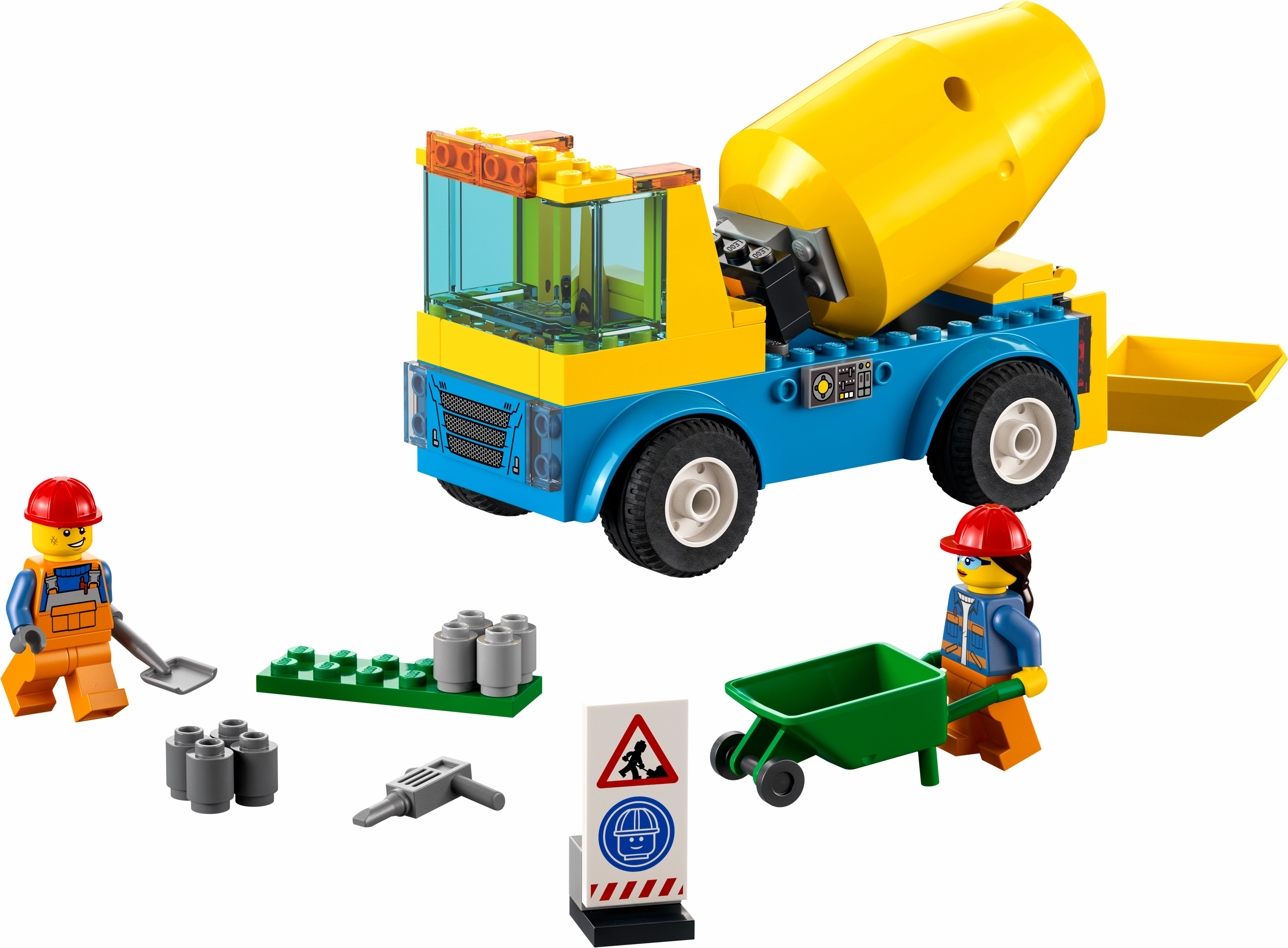 LEGO 60325 City Cement Mixer Truck
