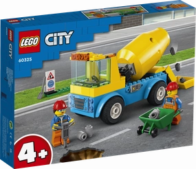 LEGO 60325 City Cement Mixer Truck