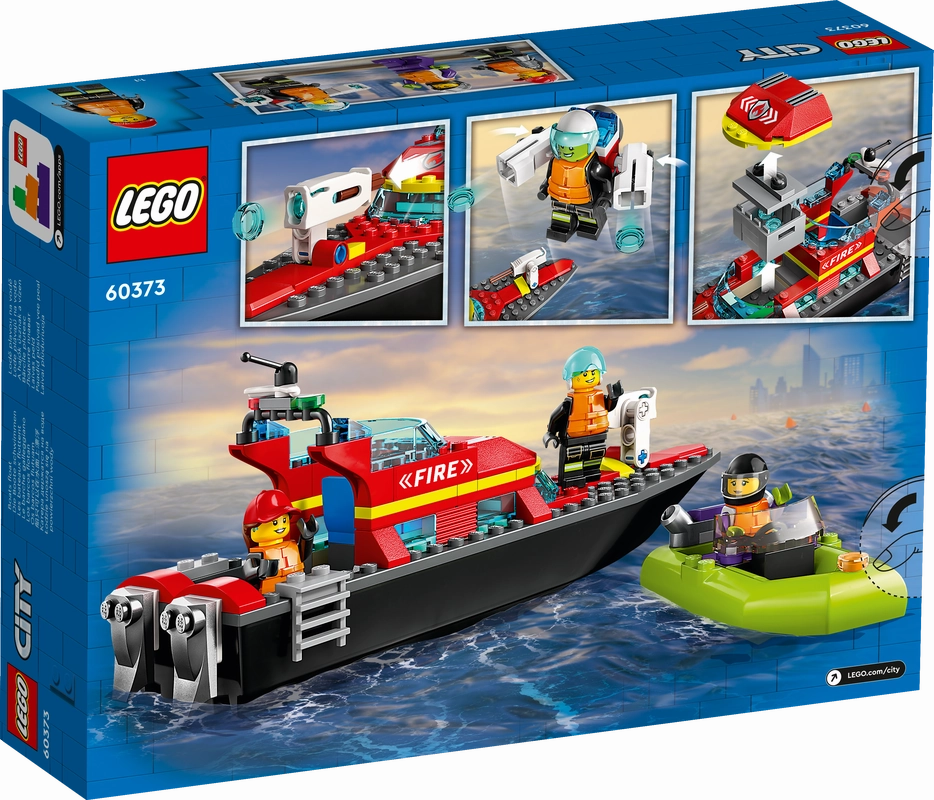 LEGO 60373 City Fire Rescue Boat