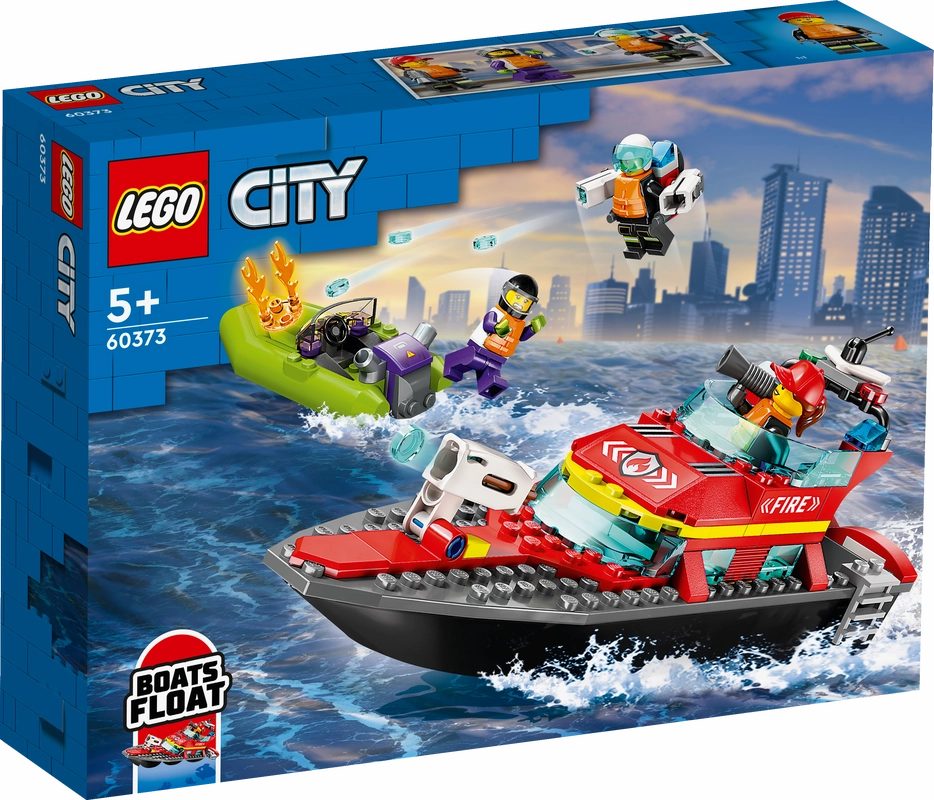 LEGO 60373 City Fire Rescue Boat