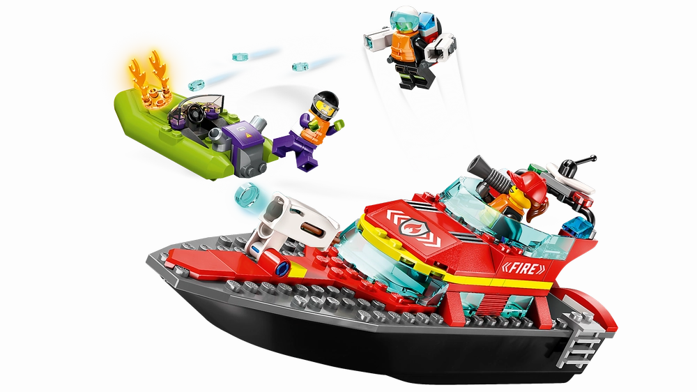 LEGO 60373 City Fire Rescue Boat