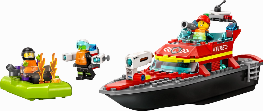 LEGO 60373 City Fire Rescue Boat
