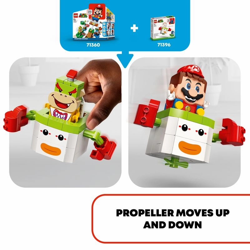 LEGO 71396 Super Mario Bowser Jr.'s Clown Car Expansion Set