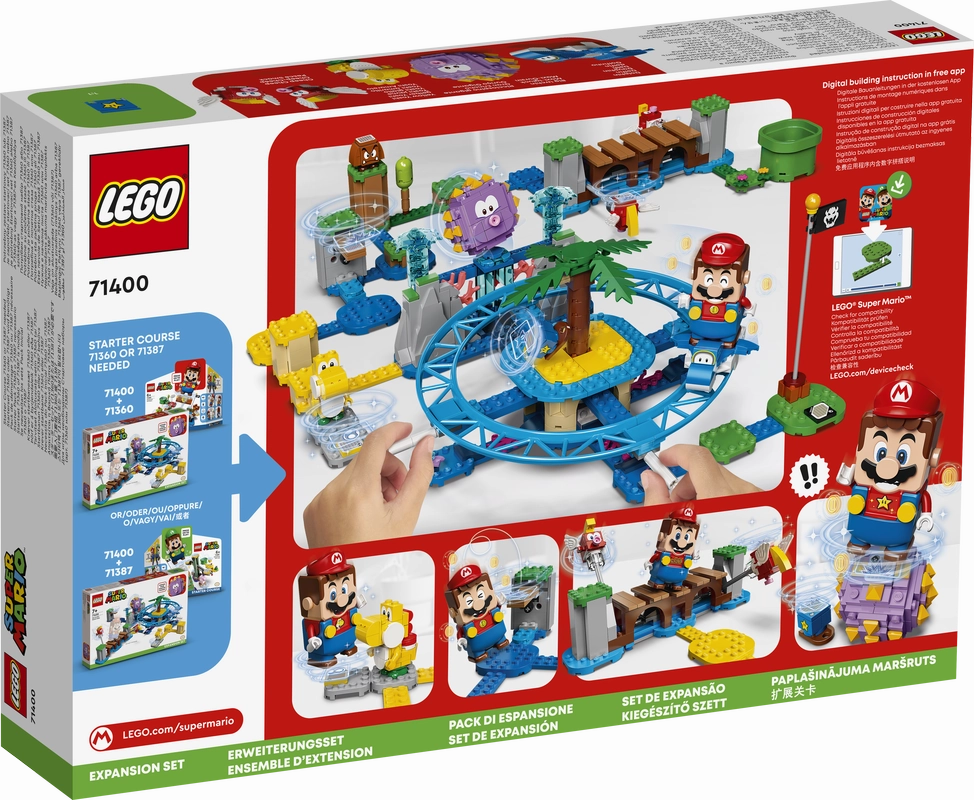 LEGO 71400 Super Mario Big Urchin Beach Ride Expansion Set