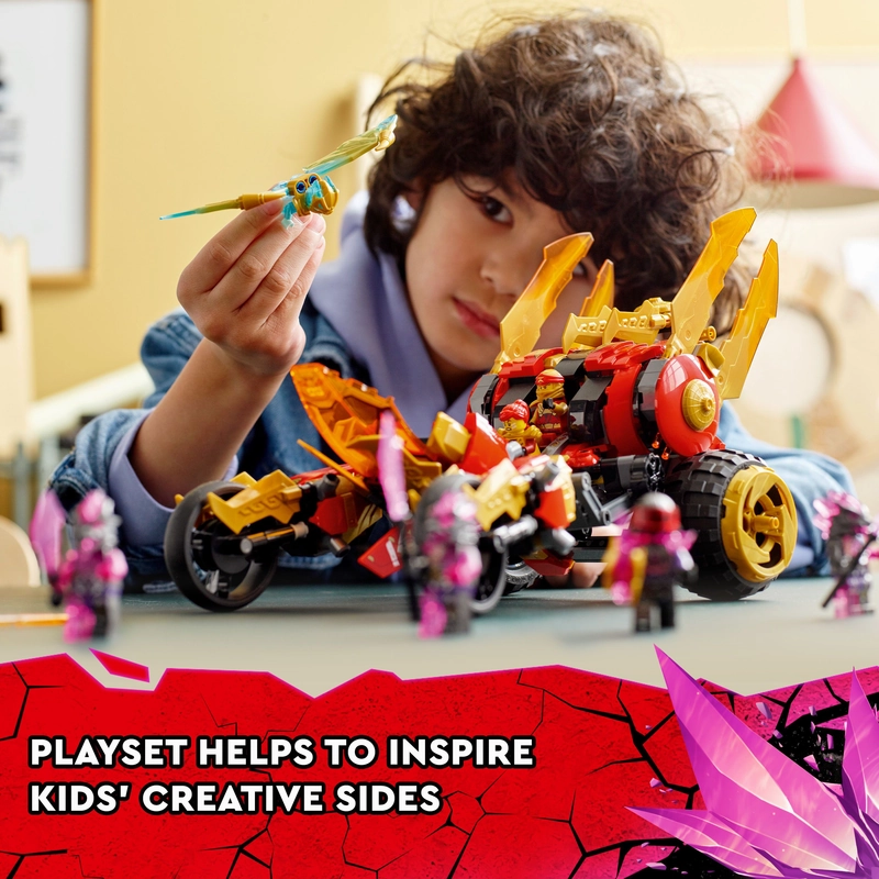 LEGO 71773 NINJAGO Kai's Golden Dragon Raider