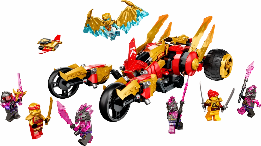 LEGO 71773 NINJAGO Kai's Golden Dragon Raider