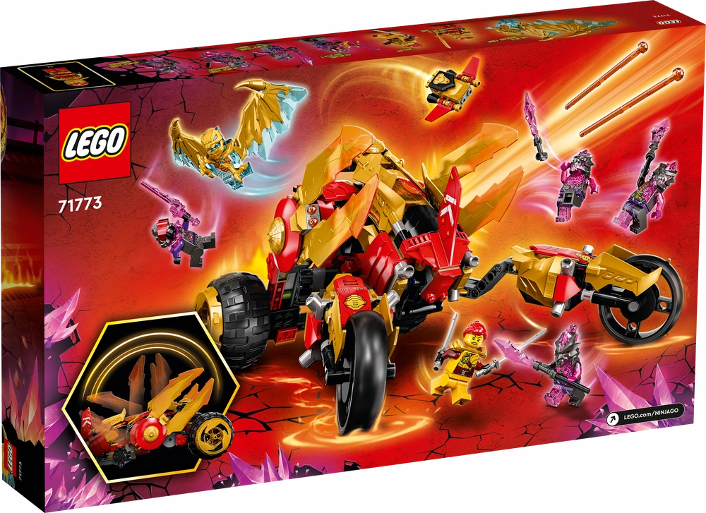 LEGO 71773 NINJAGO Kai's Golden Dragon Raider