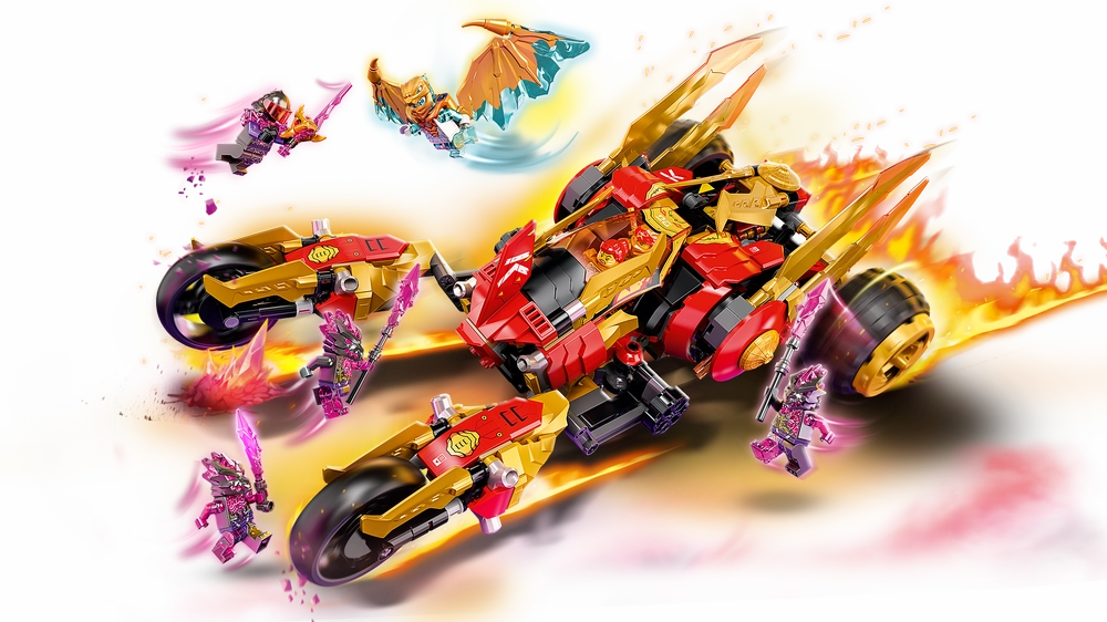 LEGO 71773 NINJAGO Kai's Golden Dragon Raider