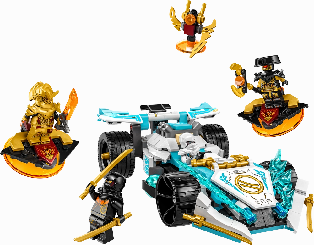 LEGO 71791 NINJAGO Zanes Dragon Power Spinjitzu Race Car