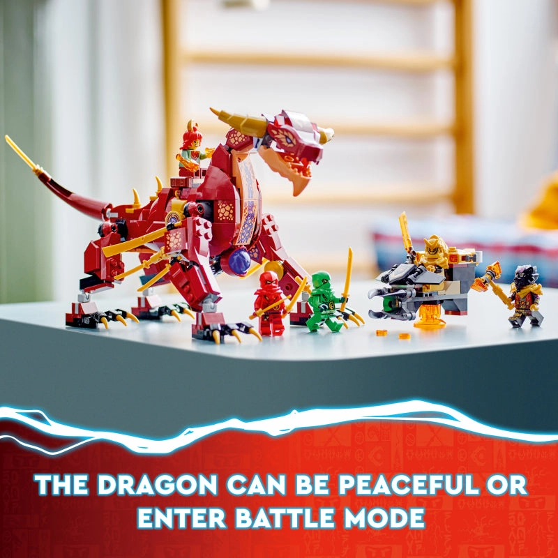 LEGO 71793 NINJAGO Heatwave Transforming Lava Dragon