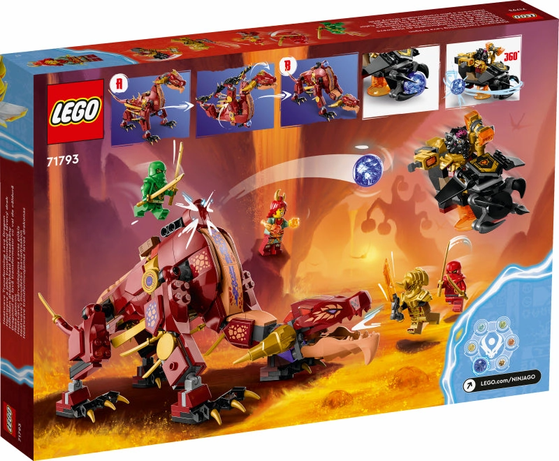 LEGO 71793 NINJAGO Heatwave Transforming Lava Dragon