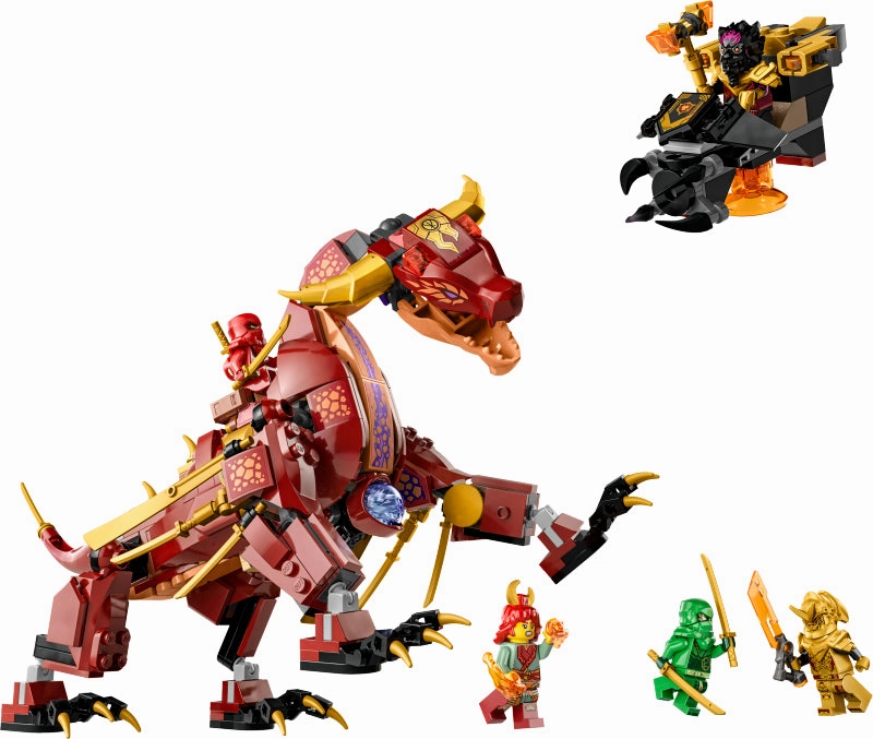 LEGO 71793 NINJAGO Heatwave Transforming Lava Dragon