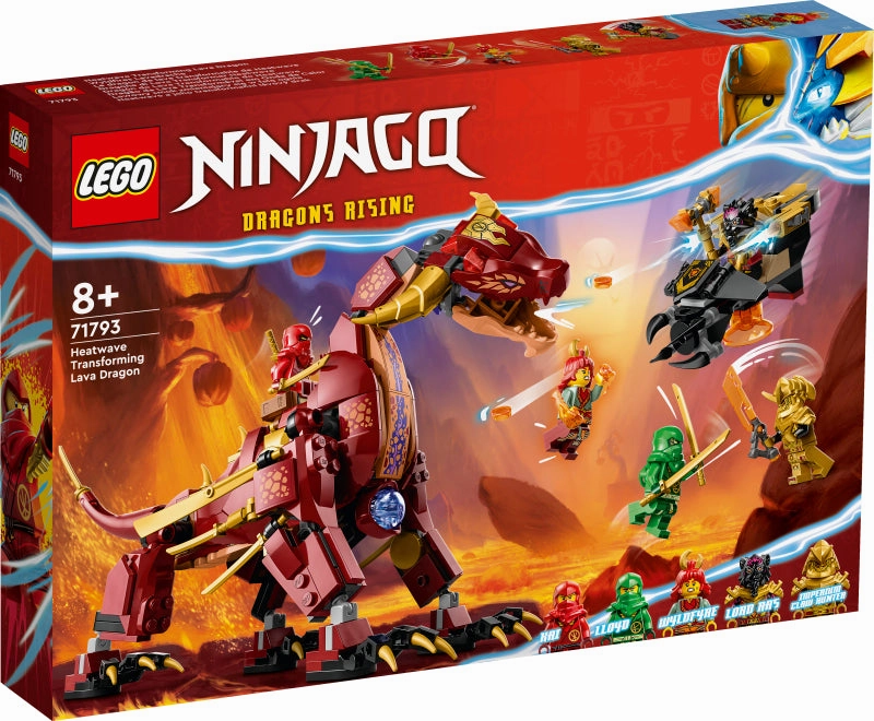 LEGO 71793 NINJAGO Heatwave Transforming Lava Dragon