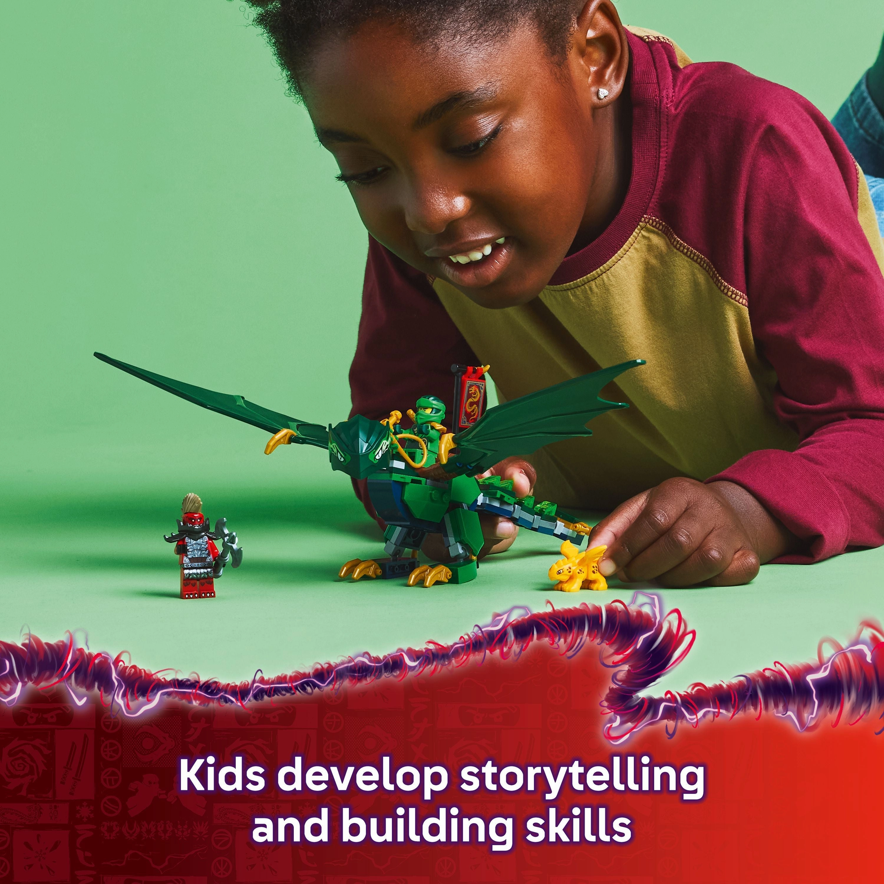 LEGO 71829 NINJAGO Lloyd's Green Forest Dragon