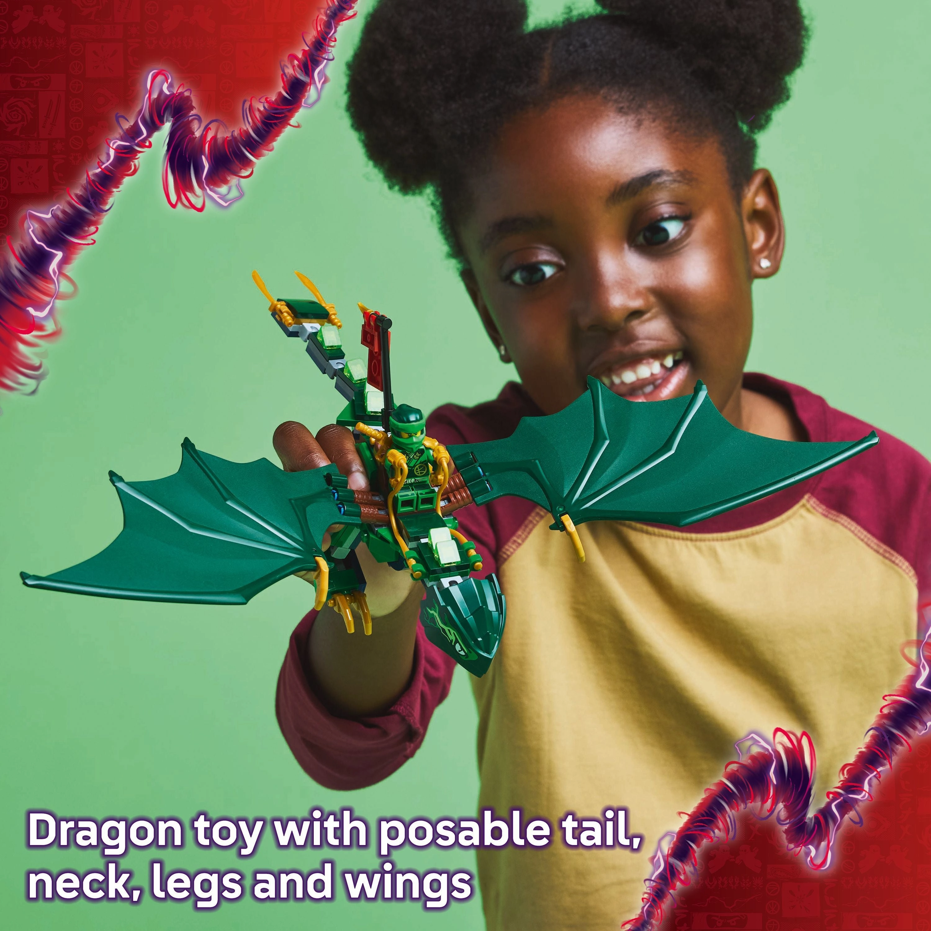 LEGO 71829 NINJAGO Lloyd's Green Forest Dragon