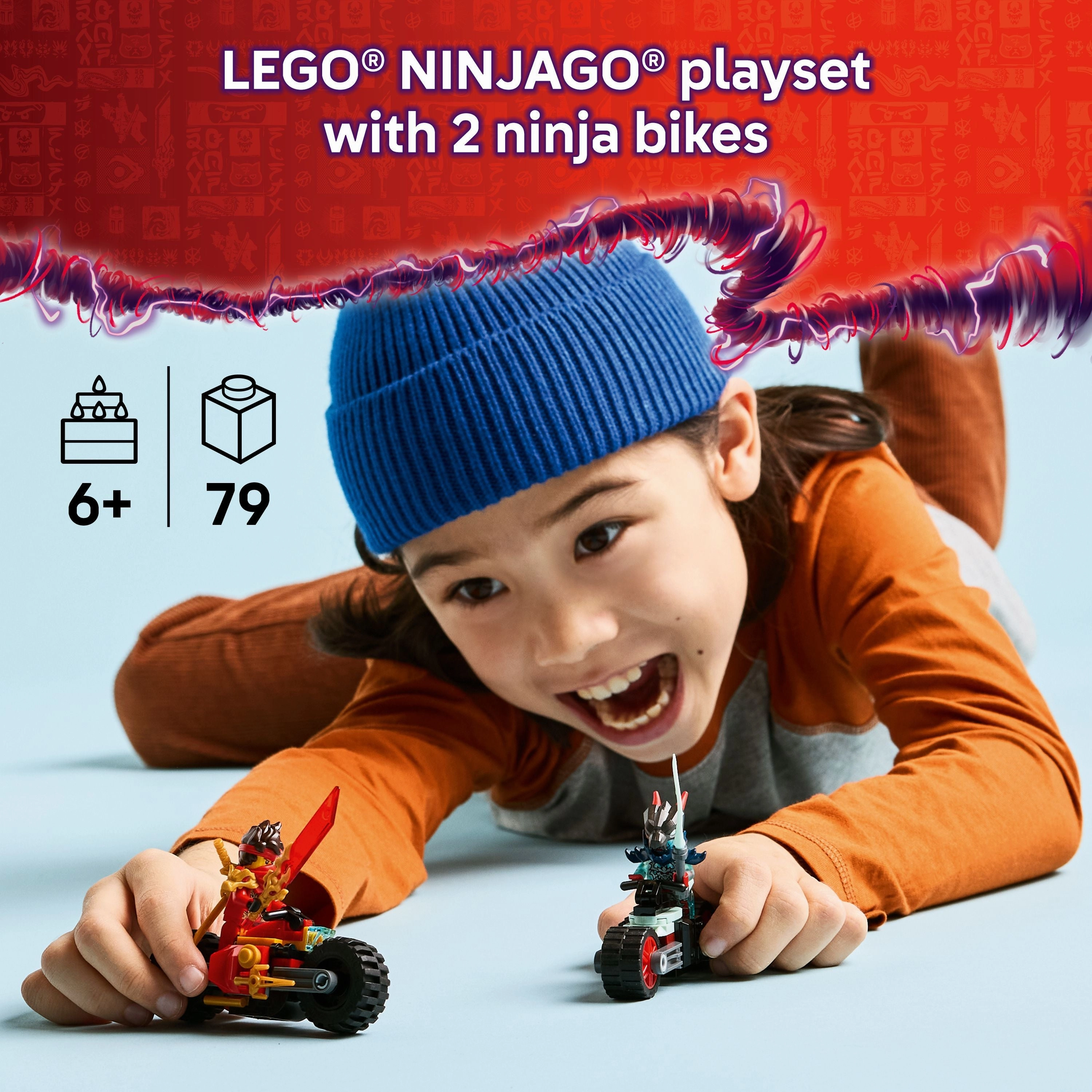 LEGO 71838 NINJAGO Kais Motorcycle Speed Race