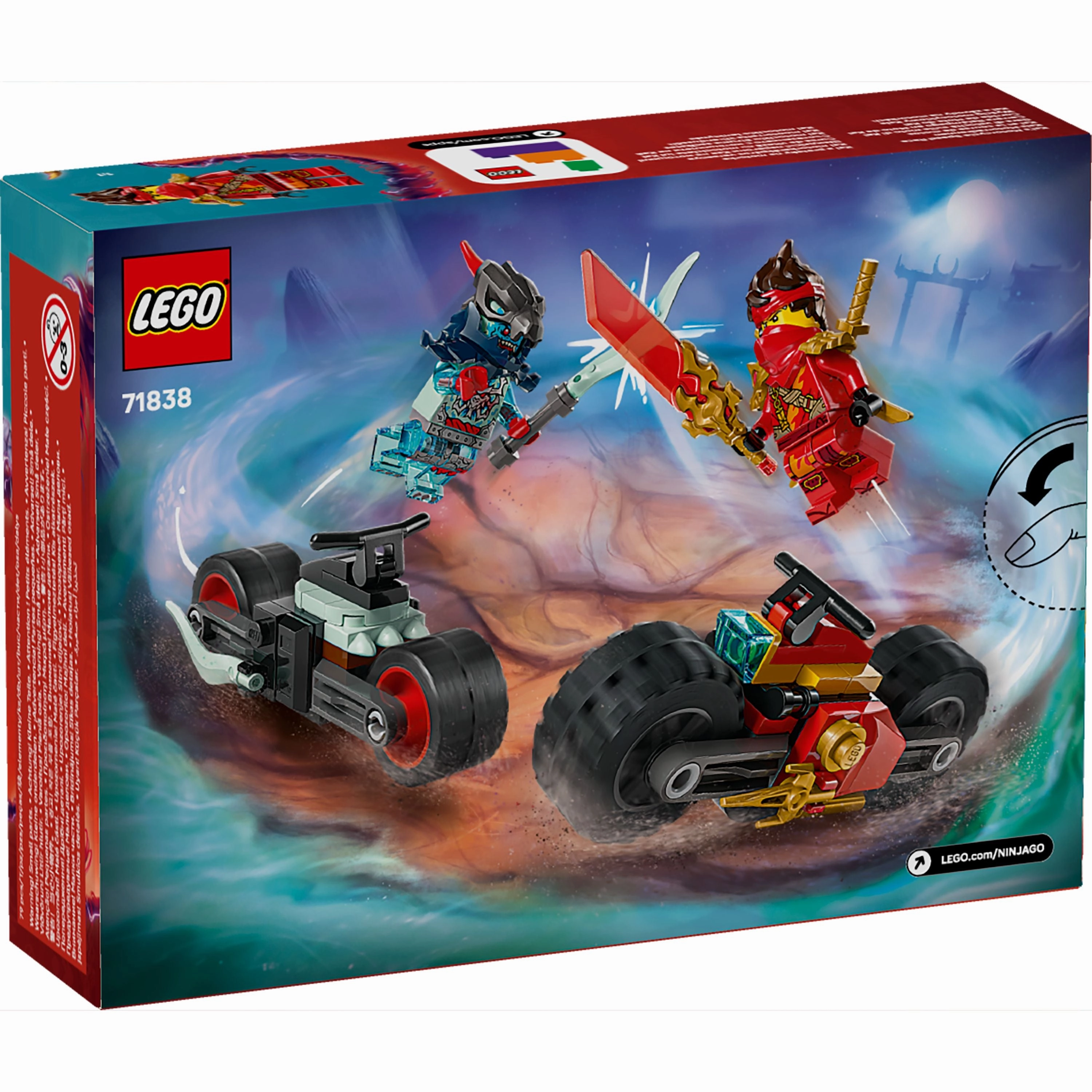 LEGO 71838 NINJAGO Kais Motorcycle Speed Race